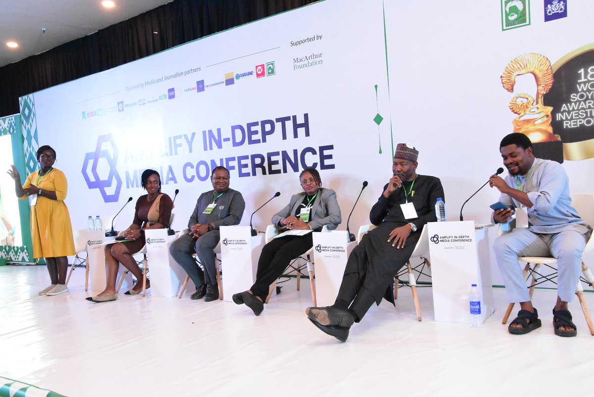 ihate_96's tweet image. At the #AIMConference @HumAngle_ Head of Investigation @KunleAdebajo moderated the session on &apos;Media independence sustainability and the town and gown question&apos;.