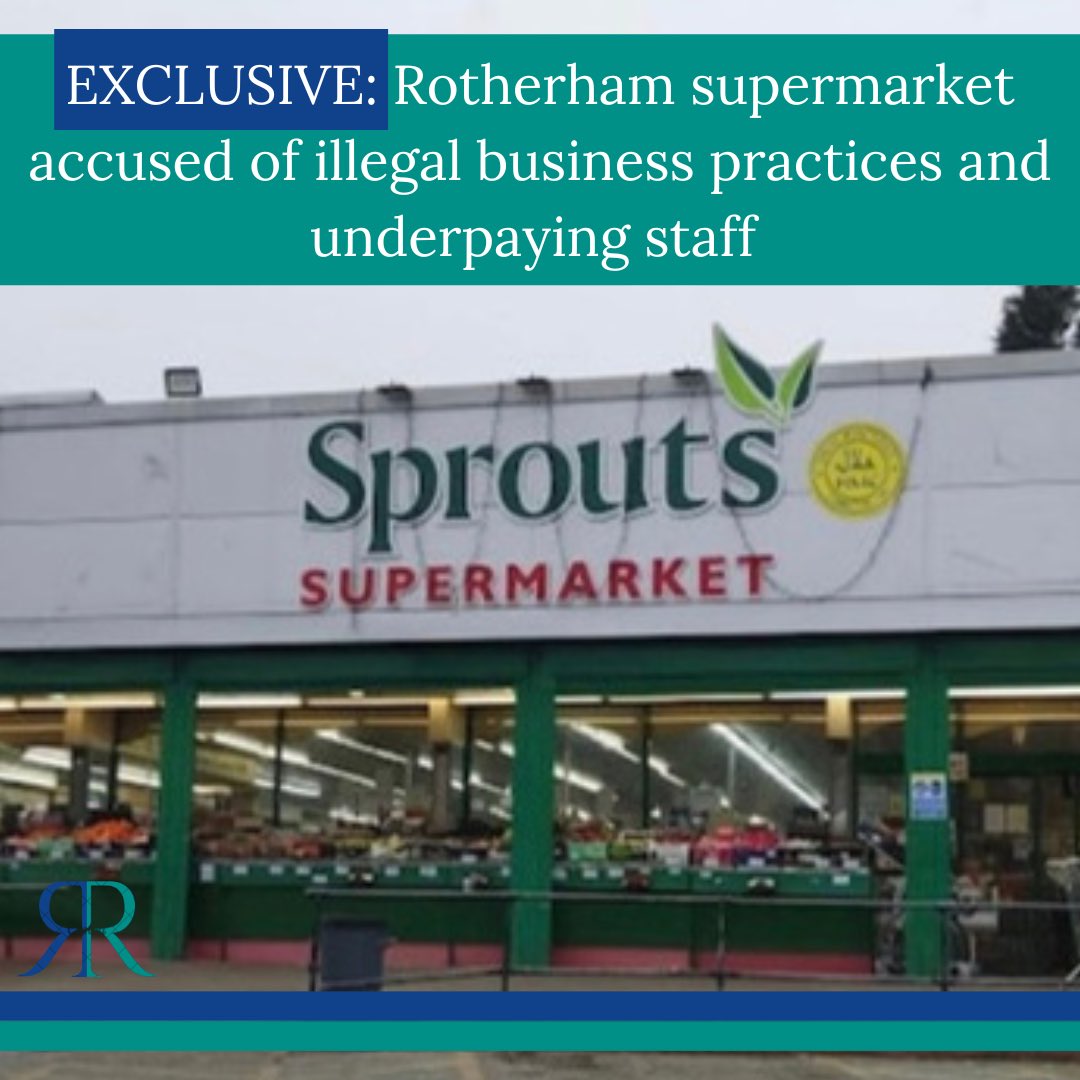 Speaking out for the first time to the #Rotherham Reveal, a former #Supermarket employee has #accused the business of paying them less than the National Minimum Wage, claiming a manager said “this is the norm here” Click here for the full story⬇️🔗: jusmedia.co.uk/rotherhamrevea…