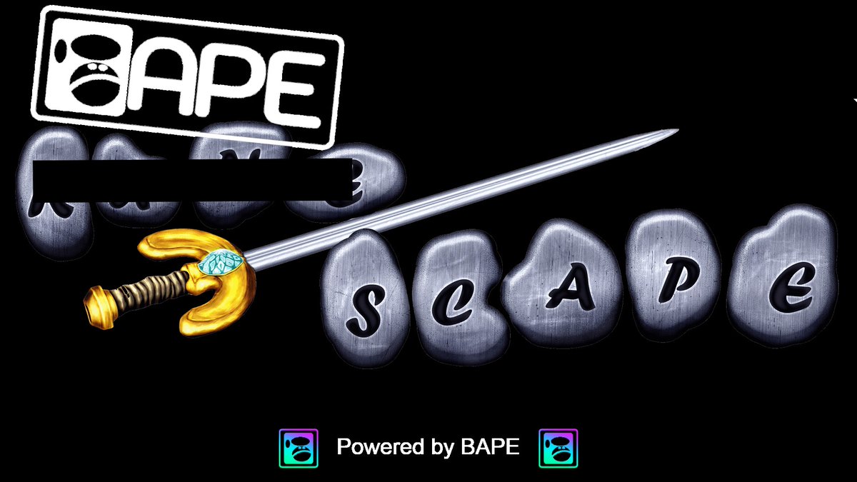 Can you feel the nostalgia?

BAPE Scape coming SOON⚔️

(PS: A sneak peak of in-game footage will be included under this tweet!)