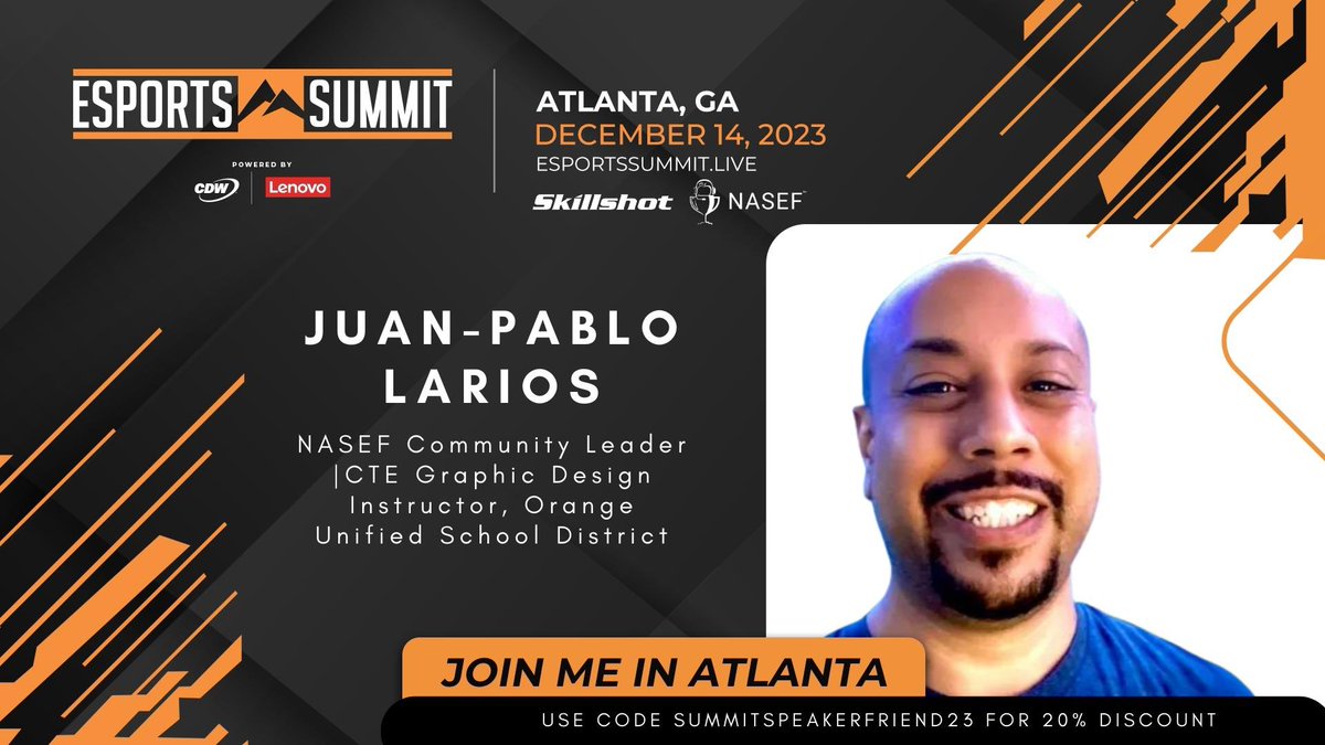 VPHSGraphics's tweet photo. Forgot to tell you all… I’ll be in Atlanta next week for #esports!!!! Co-Speaking on design and content creation! The East coast is gonna learn about me and @VPSpartan @vphsesports https://t.co/jgPiTFfhxM
