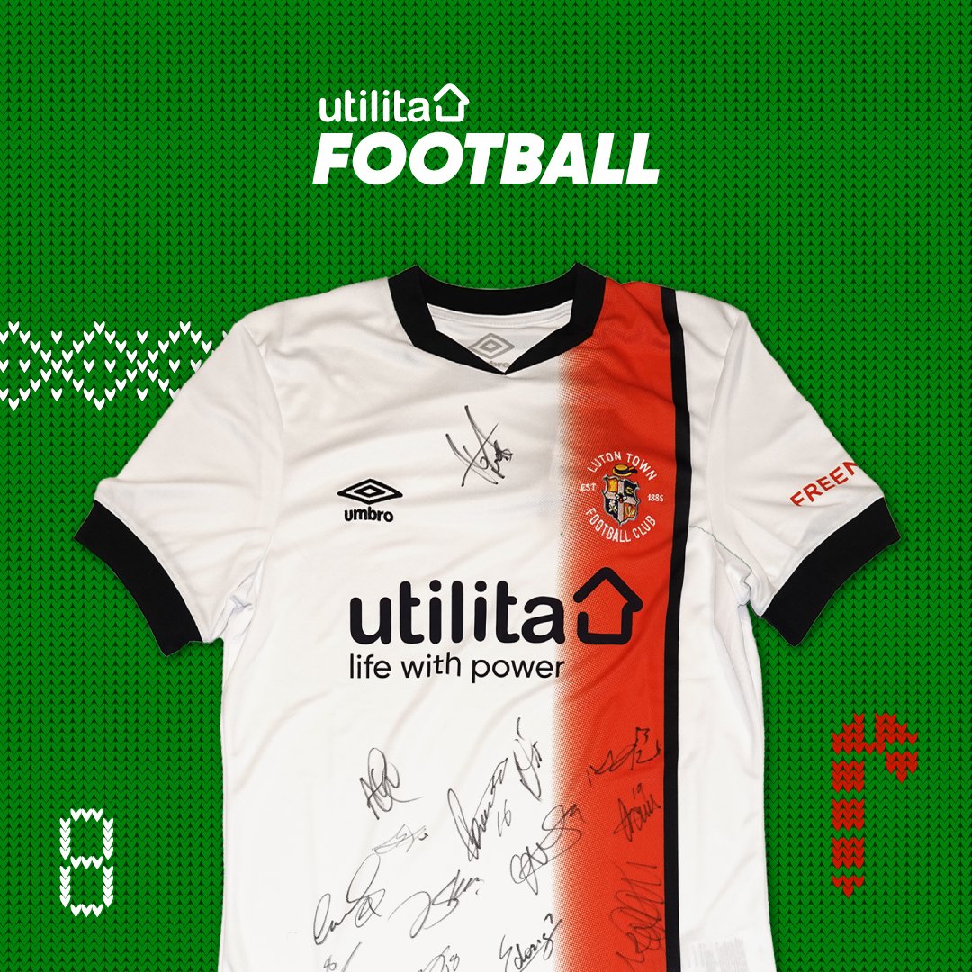 🎁 𝐔𝐅 𝐀𝐝𝐯𝐞𝐧𝐭 𝐂𝐚𝐥𝐞𝐧𝐝𝐚𝐫 🎁

✍️ Win yourself this 23/24 signed <a href="/LutonTown/">Luton Town FC</a> away shirt for Christmas!

RT, follow us and tag a mate for the chance to win - winners will be notified by DM

⌛ Entries close 4pm December 9th

#UFAdventCalendar 📆 | #COYH
