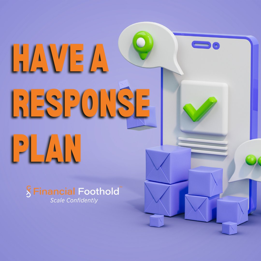 In the event of a breach, a swift response is crucial. Know who to contact, what steps to take, and how to communicate with affected parties. Preparation is key! 🛡️🔧 #DataBreachResponse #StayPrepared #FinancialFoothold #accounting #finance #bookkeepingservices