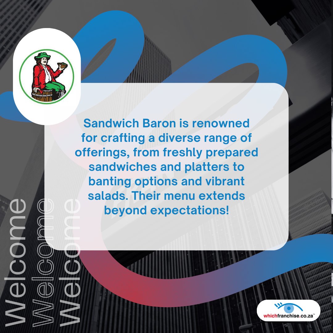 SAwhichfranchis's tweet photo. Join our Sandwich Baron team and redefine the sandwich experience.

Build success by clicking the link for more: https://t.co/4hZtQ6CWa7

#Whichfranchise #Franchising #SandwichBaron https://t.co/AHzpUnctYm