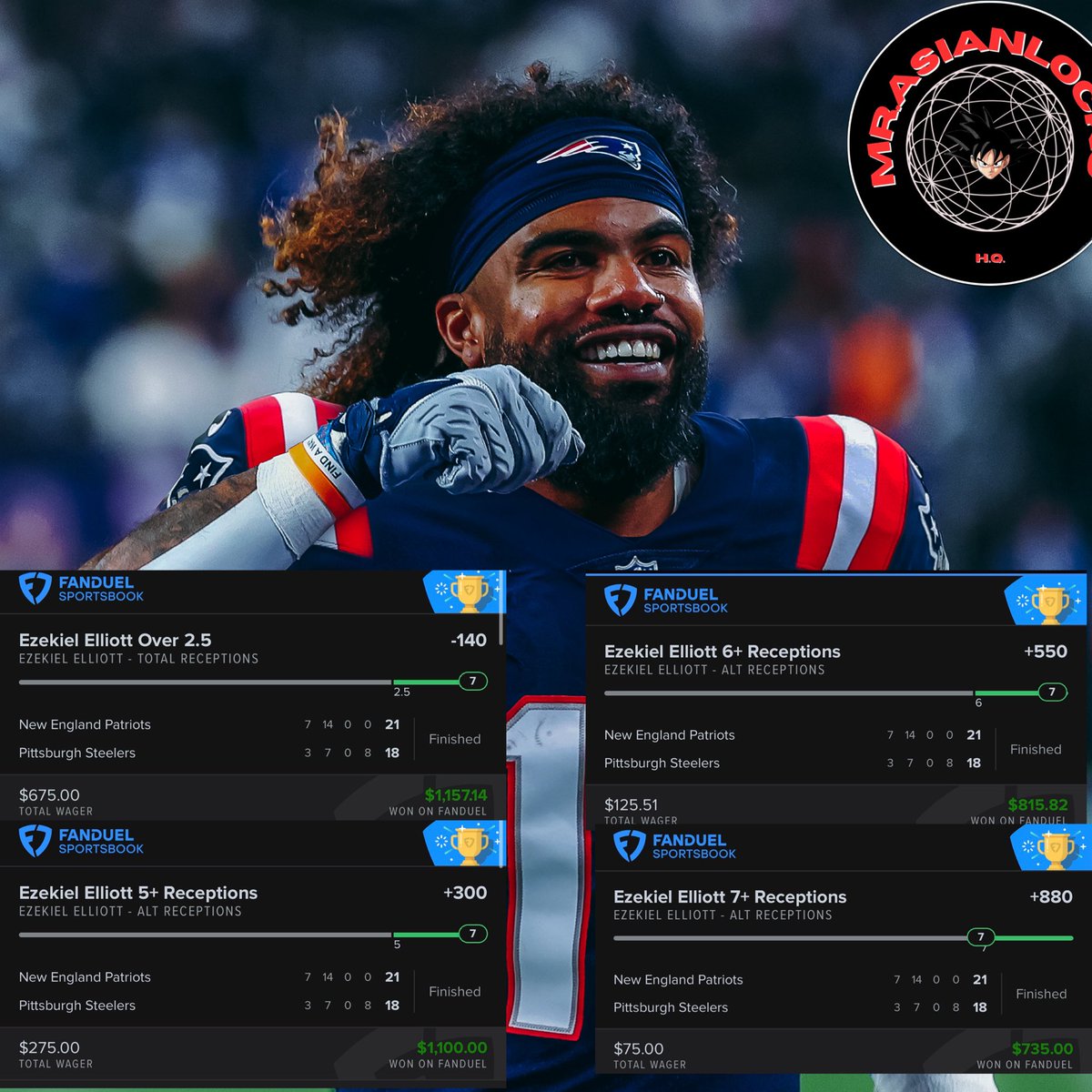Asianlocks2Mr's tweet photo. Last 2 days have been huge for VIP🚀

🚨200 RETWEETS/LIKES & ILL DROP 20 FREE WEEK PASSES TODAY🚨

3 Max Ladders ✅

+3446 lotto✅

We also have been crushing straight props too💰 JOIN THE TEAM TODAY👑

⬇️JOIN VIP W/PROMO BELOW⬇️
(CLOSING THIS OUT SOON)

Promo code: SWEEP2
($2 week pass instead of $10)

Promo code: SWEEP10
($10 month pass instead of $25)