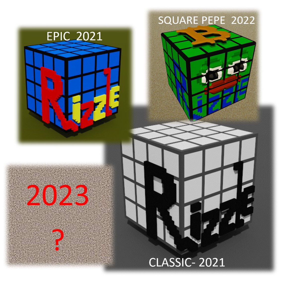MetaBrookHawk's tweet photo. Thank You? Are you really real? I would 🖤to meet you or at least know who is behind this🕵️♀️ Anyway, yes #RizzleBlock 2023 is in development for those that take our 3rd pilgrimage to #RizzleBlock Prime in @cryptovoxels for #RIZDAY Year 5. Did U collect them all ? 🦅🙌 https://t.co/WjnKzcUPeY