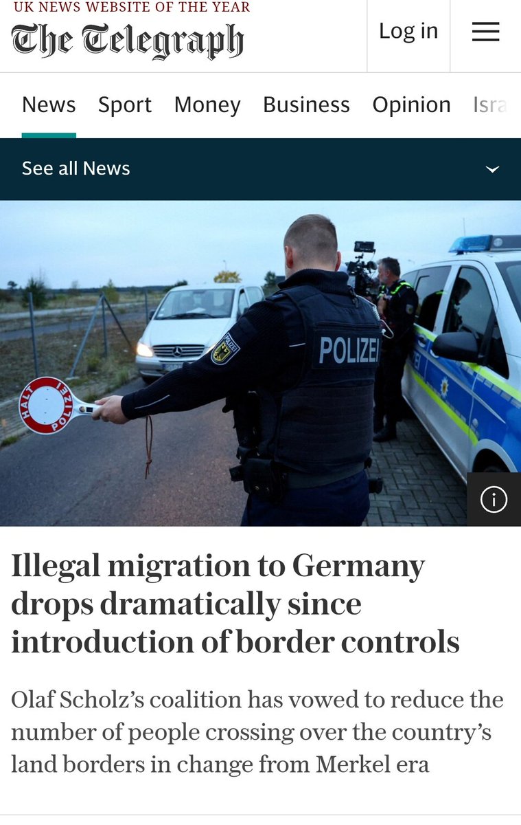 Hold on.

Germany hasn't left the EU. I thought "the only way we could take control of our borders" was Brexit