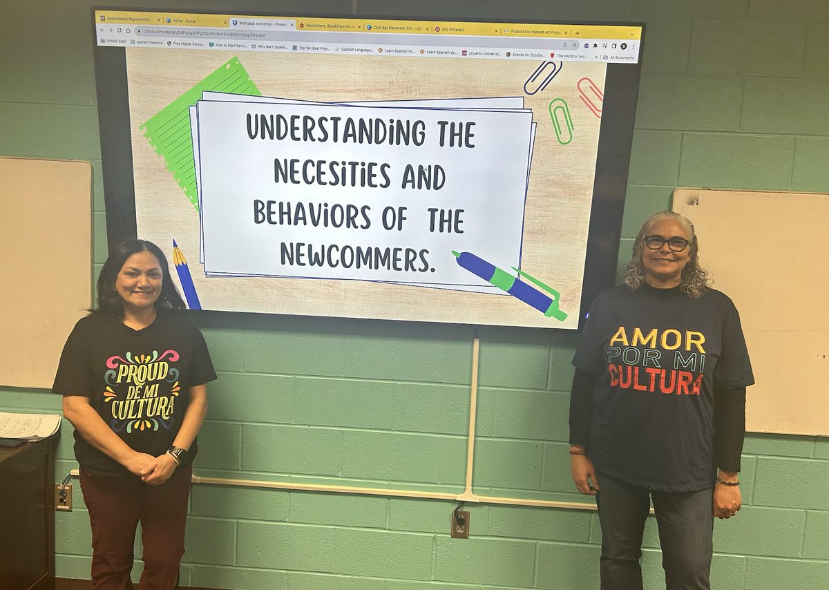 heroichistory22's tweet photo. The final #WolfpackWorkshop of 2023 included a reflection on our work with the @haroldwinklerms newcomer student population! 

From January 27th to December 8th, HWMS staff participated in 25 in-house, teacher-led professional development sessions! 📈🔥

More to come in 2024! 🐺 https://t.co/0DuadJvhzS