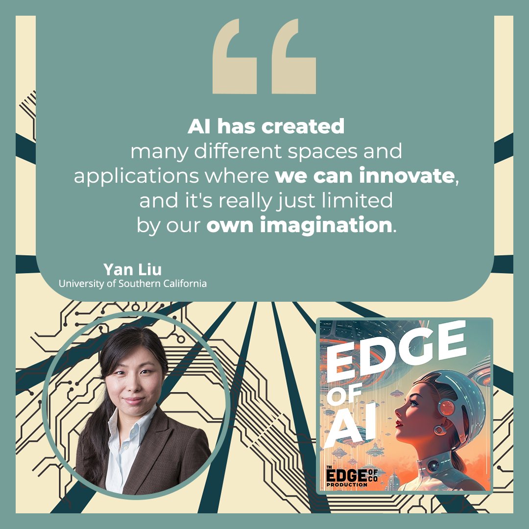🤖 Ever wonder about the magic of AI? ✨ 

<a href="/USC/">USC</a> Prof @YanLiu_USC says it's a limitless playground for innovation - just waiting for our imagination to run wild! 💭 

🌐 What mind-blowing AI apps do you dream of? Share your thoughts below - <a href="/USCViterbi/">USC Viterbi School</a> might take interest! 👇