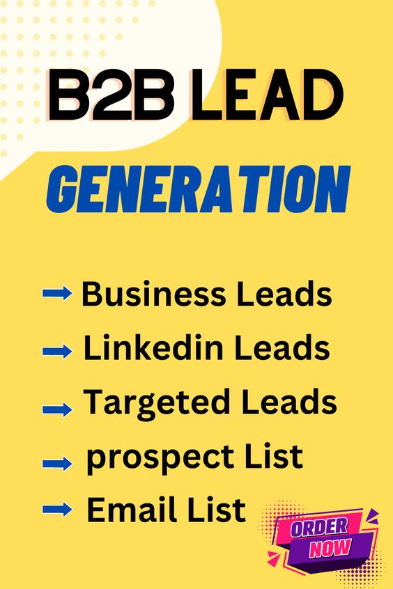 I will provide b2b lead generation for any industry
fiverr.com/s/dG3ze8

#b #bleadgeneration #leadgeneration #bleads #bmarketing #bsales #digitalmarketing #emailmarketing #marketing #business #listbuilding #leadgenerationservices #sales #dataentry #bbusiness