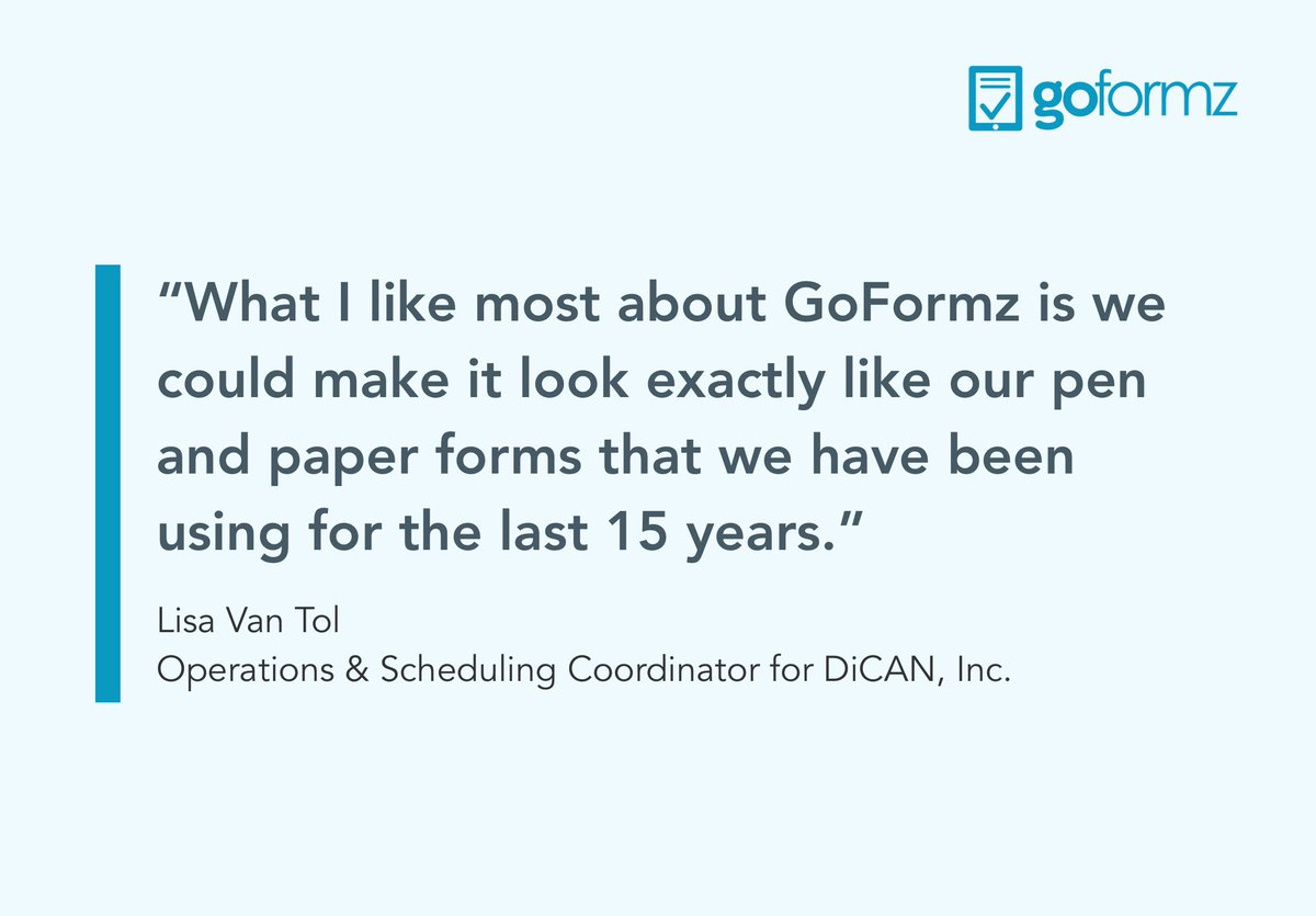 Learn how this manufacturing company eliminated their paper-based processes while maintaining the look and feel of their existing forms.

#Manufacturing #DigitalForms #StreamlinedData