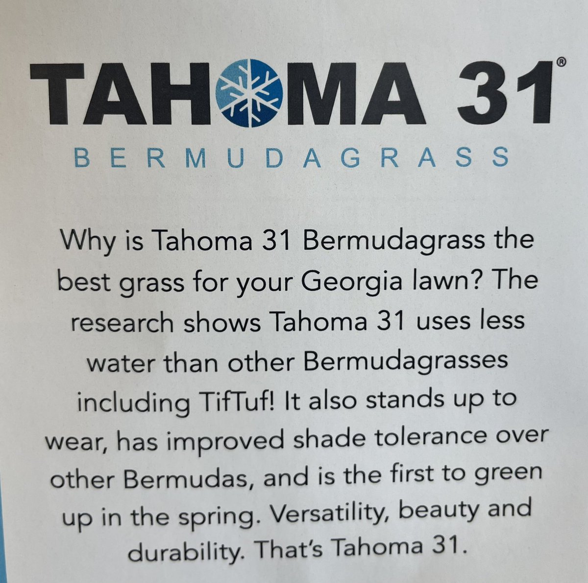 Guys and Gals, we at Legacy Turf Farms will be bringing you updated content, exciting news, and weekly info starting this coming Monday!!! Expect a consistent snippet of info on Tahoma 31 and a closer look into the operations here at the farm.