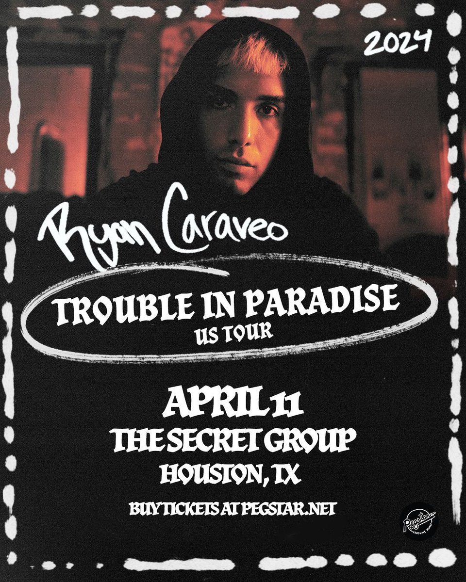 ON SALE NOW! Don't miss <a href="/RyanCaraveo/">ryan caraveo</a> at <a href="/secretgrouphtx/">The Secret Group</a> on April 11th! 🎟 buff.ly/3Ri0ySQ