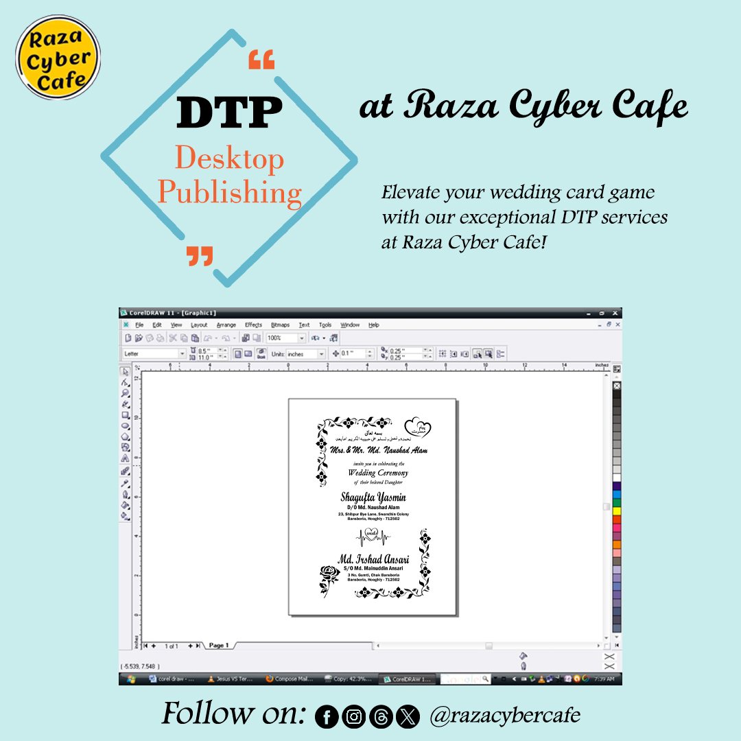 KausarR05040168's tweet image. Unleash your digital potential at Raza Cyber Cafe! 💻✨ 

#RazaCyberCafe #DigitalHub #TechOasis #ExploreTech #DigitalTransformation