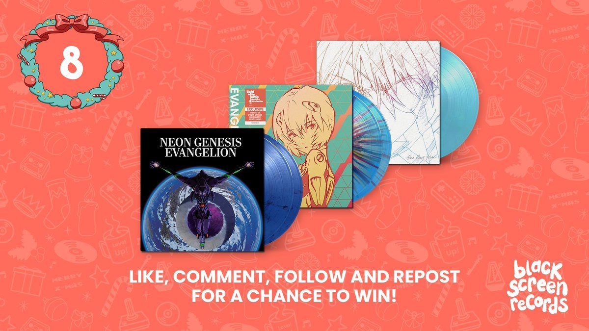 🎄 BSR Advent Calendar 2023 🎄 Evangelion Fans, listen up! We're giving away a Evangelion bundle with 3 amazing @MilanRecLabel NGE releases on vinyl. To enter the poll like, comment, follow & repost. Winner will be polled December 9th 5pm CET ✨ #NGE @utadahikaru