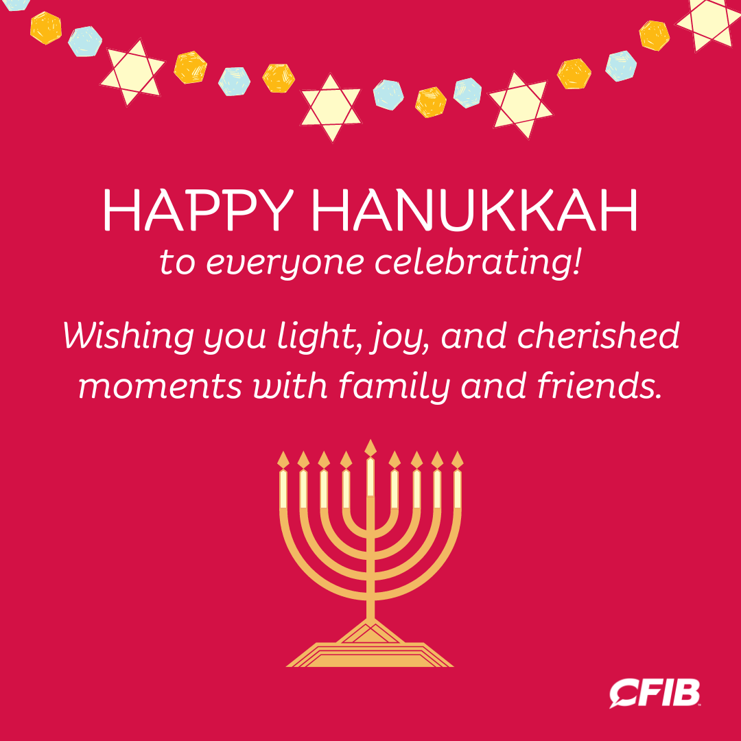 Happy Hanukkah from all of us at CFIB! 🕎
#HappyHanukkah