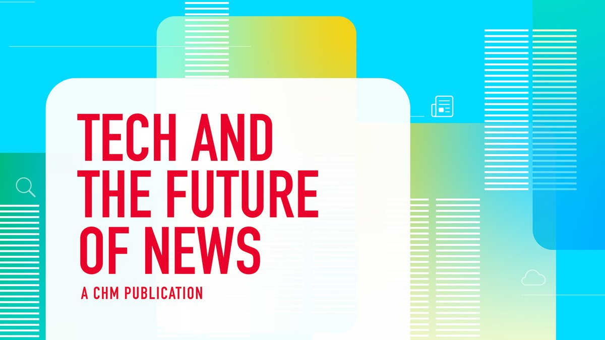 How can #tech help rebuild trust in the #news? CHM asked people who know. bit.ly/4a0Tcup #FutureOfNews