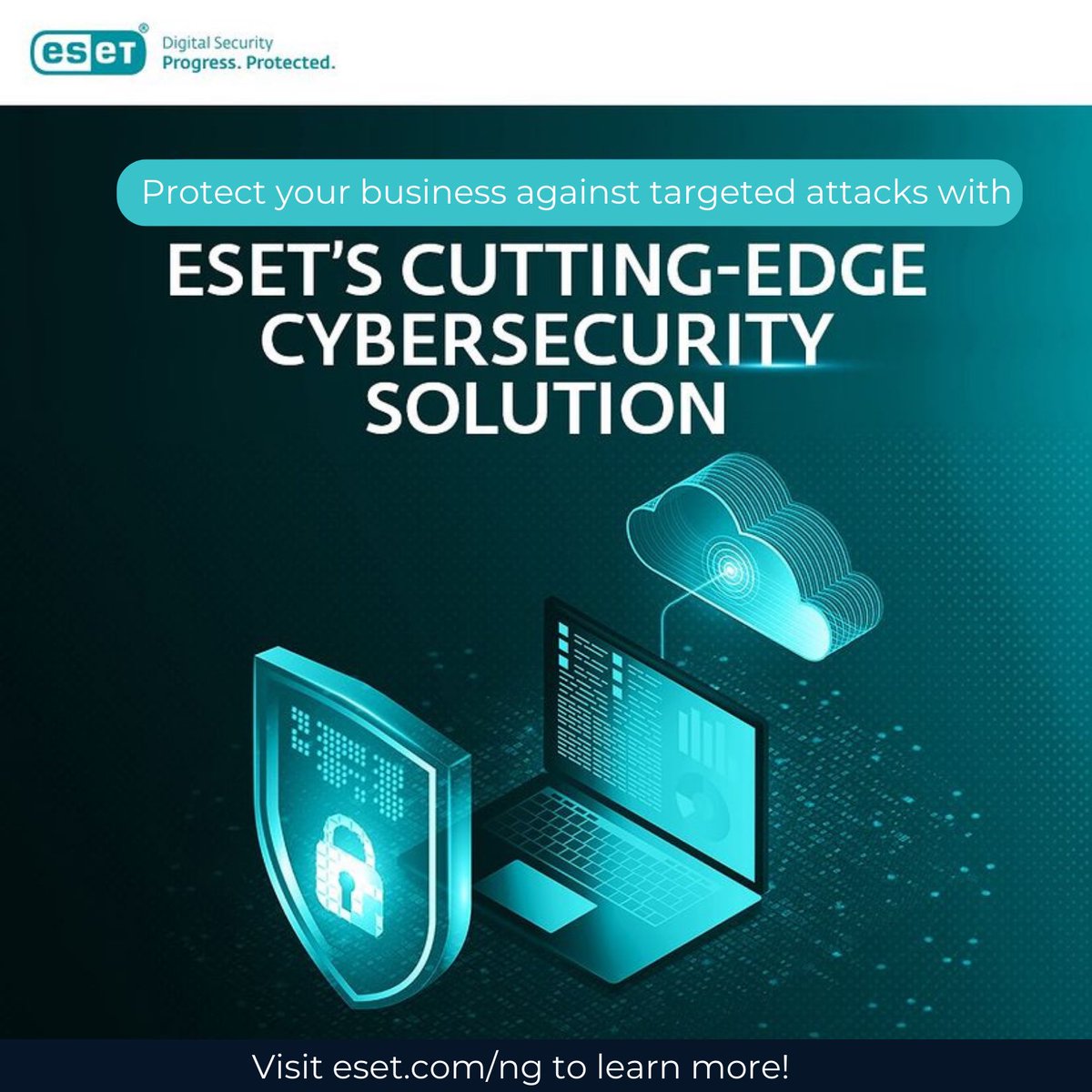 esetng's tweet image. Get the right level of protection tailored to your needs🪖.

Protect your organization against ransomware, phishing, zero-day threats, and targeted attacks with our cloud-based ESET PROTECT Platform.

Visit eset.com/ng for Protection Tiers.

#eset #cloudprotection