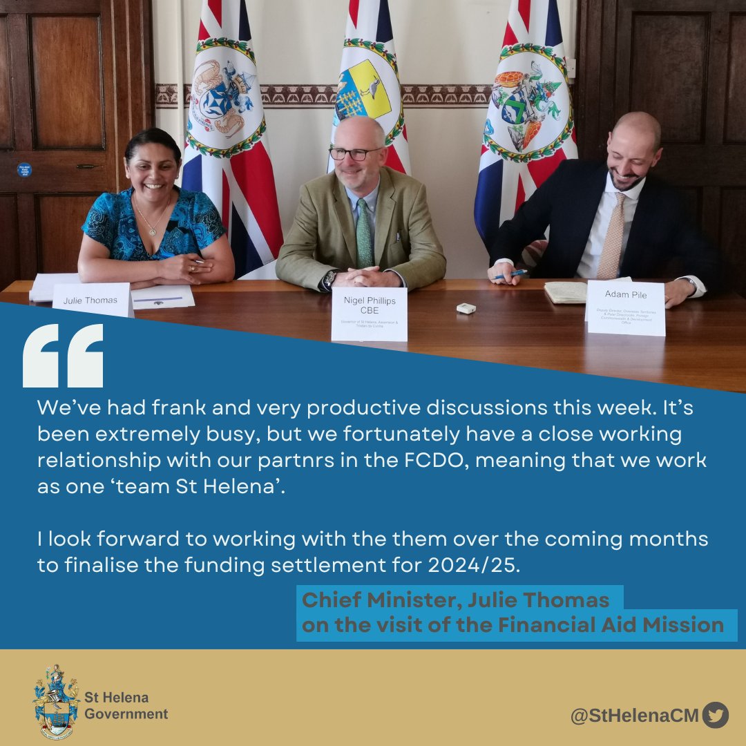 Chief Minister of St Helena tweet media