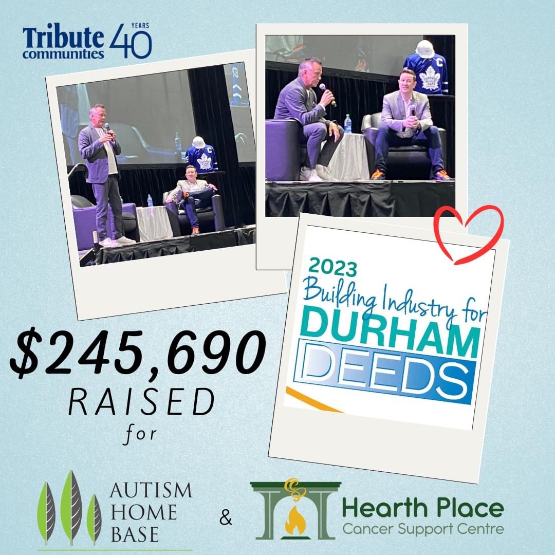 AutismHomeBase's tweet image. The 2023 Building Industry for Durham Deeds (BIDD) Luncheon took place on Oct. 17th, at the Tribute Communities Centre. We are grateful to co-chairs John Henry, Durham Regional Chair &amp;amp; CEO, and Al Libfeld, President and co-founder @myTributehome #AutismAfter18