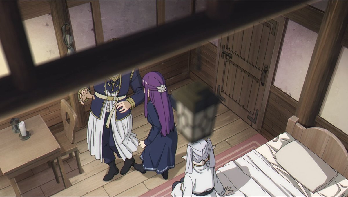 ザインを蹴るフェルン🤣 #葬送のフリーレン #フリーレン #フェルン #ザイン