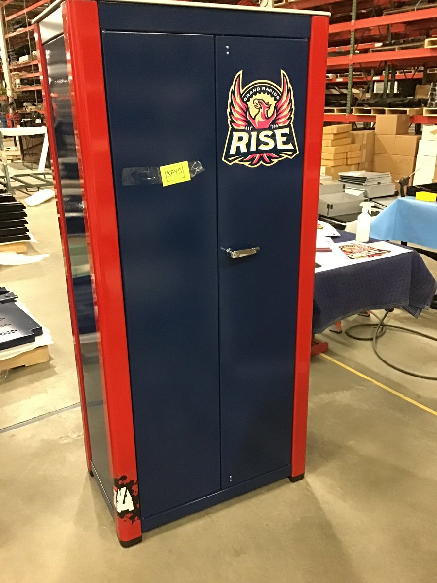 Thanks <a href="/GR_Rise/">Grand Rapids Rise</a>!! We are proud to be the official sports medicine supplier to the Rise!!  Your new training room is taking shape!