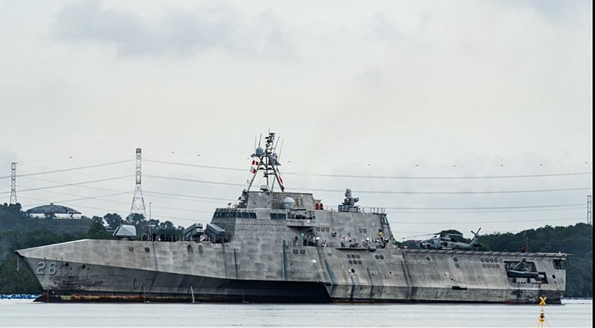 USS Mobile (LCS 26) Independence-variant littoral combat ship coming into Singapore - December 8, 2023 #ussmobile #lcs26

SRC: INST- yplanesonly