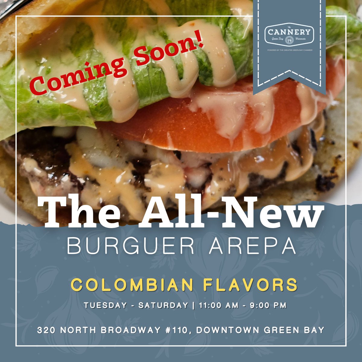 Are you ready for burger innovation at its finest? Meet Colombian Flavors’ new Burguer Arepa. It’s the lovechild of the secret rendezvous between a juicy burger and a cheesy arepa.

Once you dive into this deliciousness, you may never look at another burger the same way again!