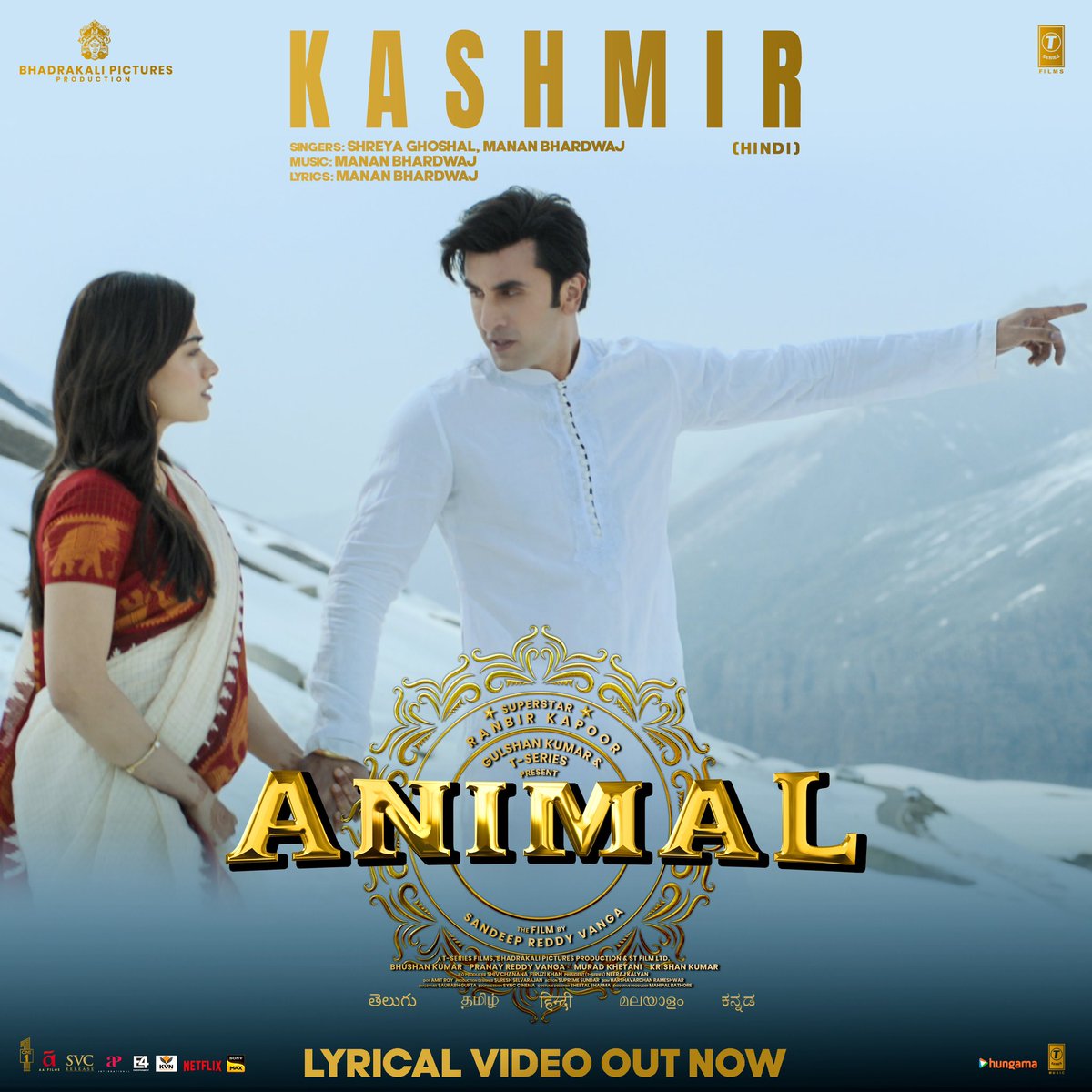 #Kashmir Song Out Now. bit.ly/Kashmir-Lyrical #AnimalInCinemasNow #AnimalTheFilm #AnimalHuntBegins #BloodyBlockbusterAnimal @AnimalTheFilm #RanbirKapoor @iamRashmika @thedeol @AnilKapoor @tripti_dimri23 #MananBhardwaj @shreyaghoshal