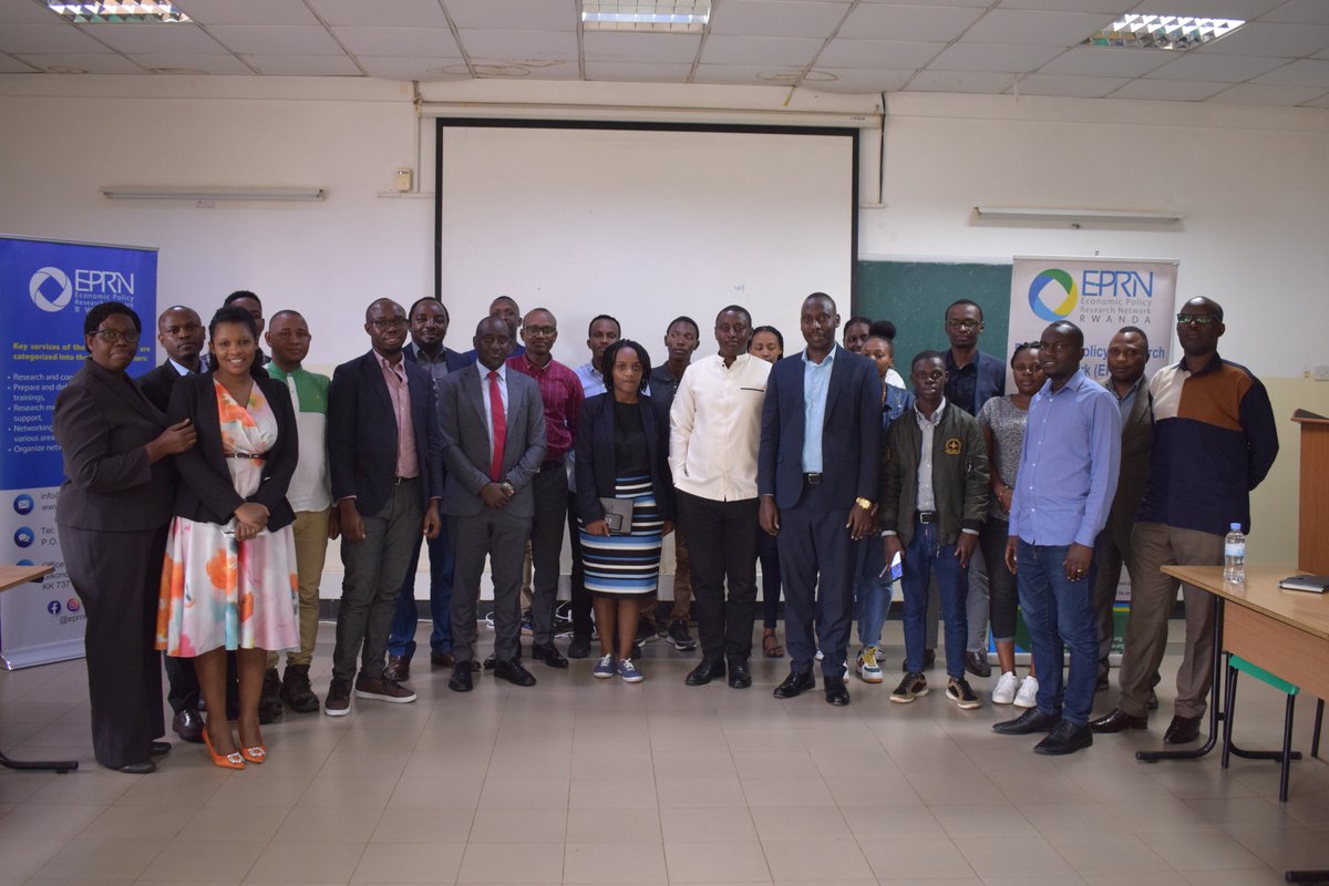 Today, #EPRNRwanda in partnership with the <a href="/CentralBankRw/">Central Bank of Rwanda</a> conducted a joint #PolicyDialogue on global and domestic economic developments and the MPC decision.
