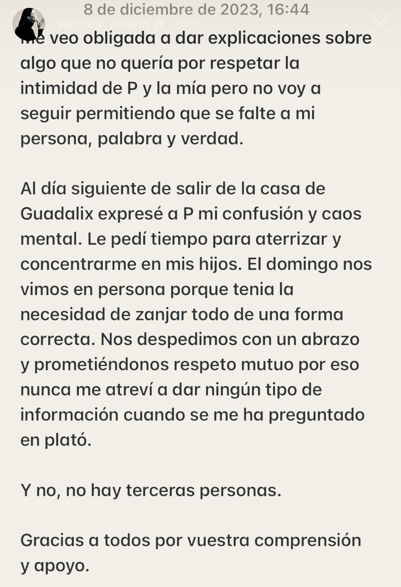 soniab106's tweet image. Jessi tú no le debes explicaciones a nadie es tu vida solo tú sabes lo que es mejor para ti❣️

#GHVIP8D