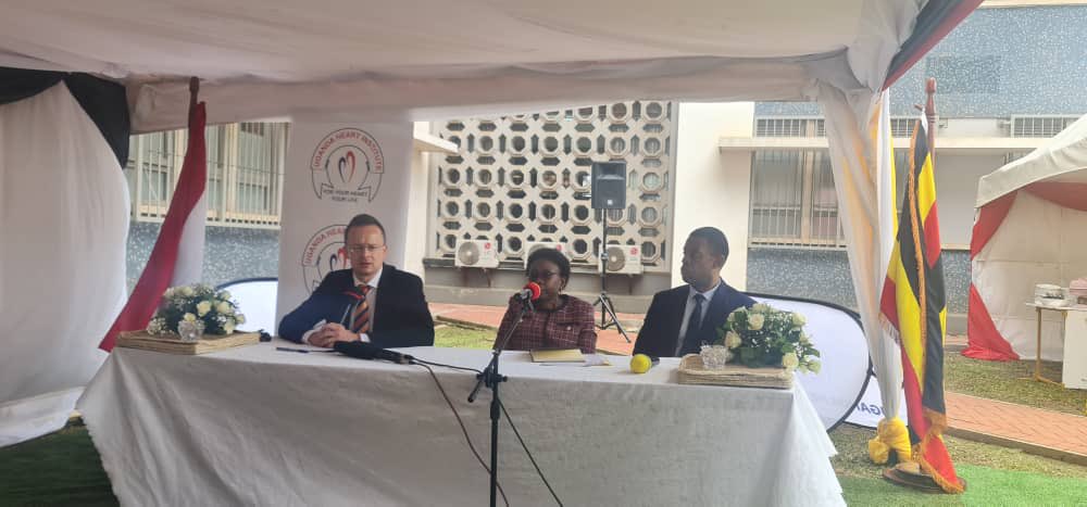 Our deepest appreciation to the Government of Hungary represented by H E Peter Szijjarto for the donation of Cardiac Intensive Care Equipment worth UGX 8.765Bn to @HeartUganda. It empowers our specialists, to deliver exceptional cardiac critical care