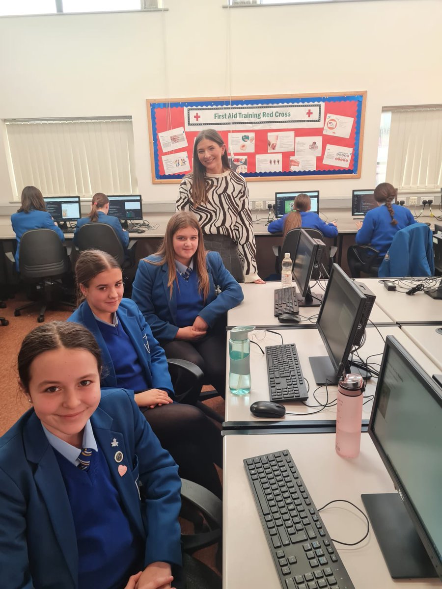 StMarysDerryIT's tweet image. A huge thank you to @KainosSoftware, Emma Mason and Gemma Breslin for their fantastic coding workshop yesterday.

Our girls had such a great time creating their own websites using HTML and Replit. #FutureSoftwareDevelopers #GirlsWhoCode #CSEdWeek #ImpactsofComputing