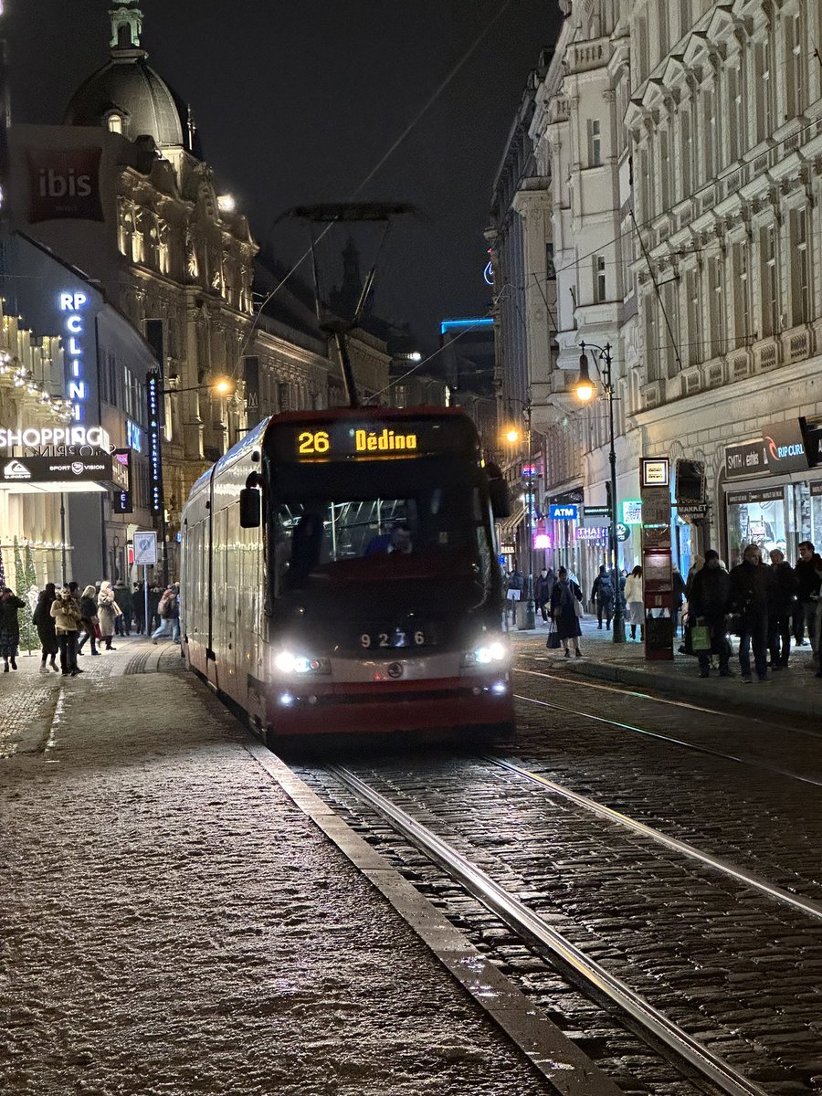 přímá tramvaj z Prahy do Brna