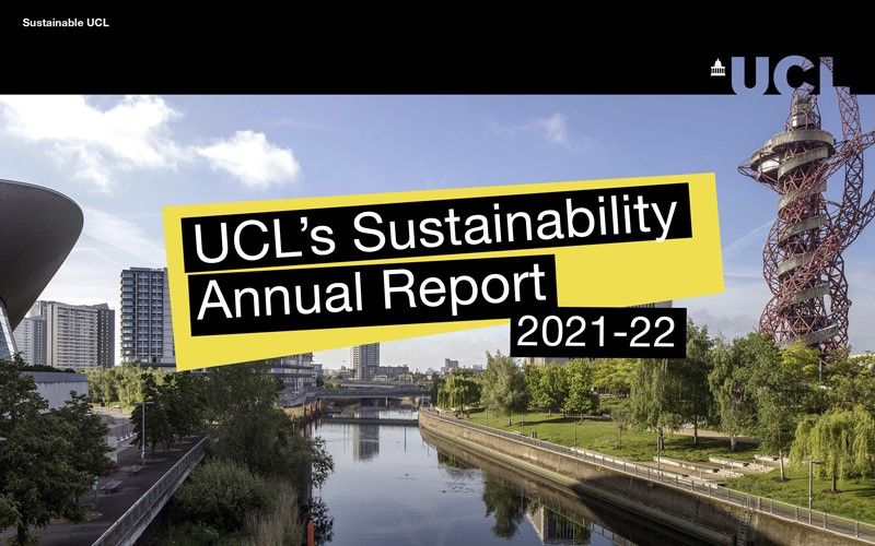 UCLPALS's tweet photo. UCL's Annual Sustainability Report 2021-22 has launched, highlighting our commitment to making #ChangePossible. We thank the whole UCL community for their part!
https://t.co/e0eAwjBedq https://t.co/j12MVUtXKh