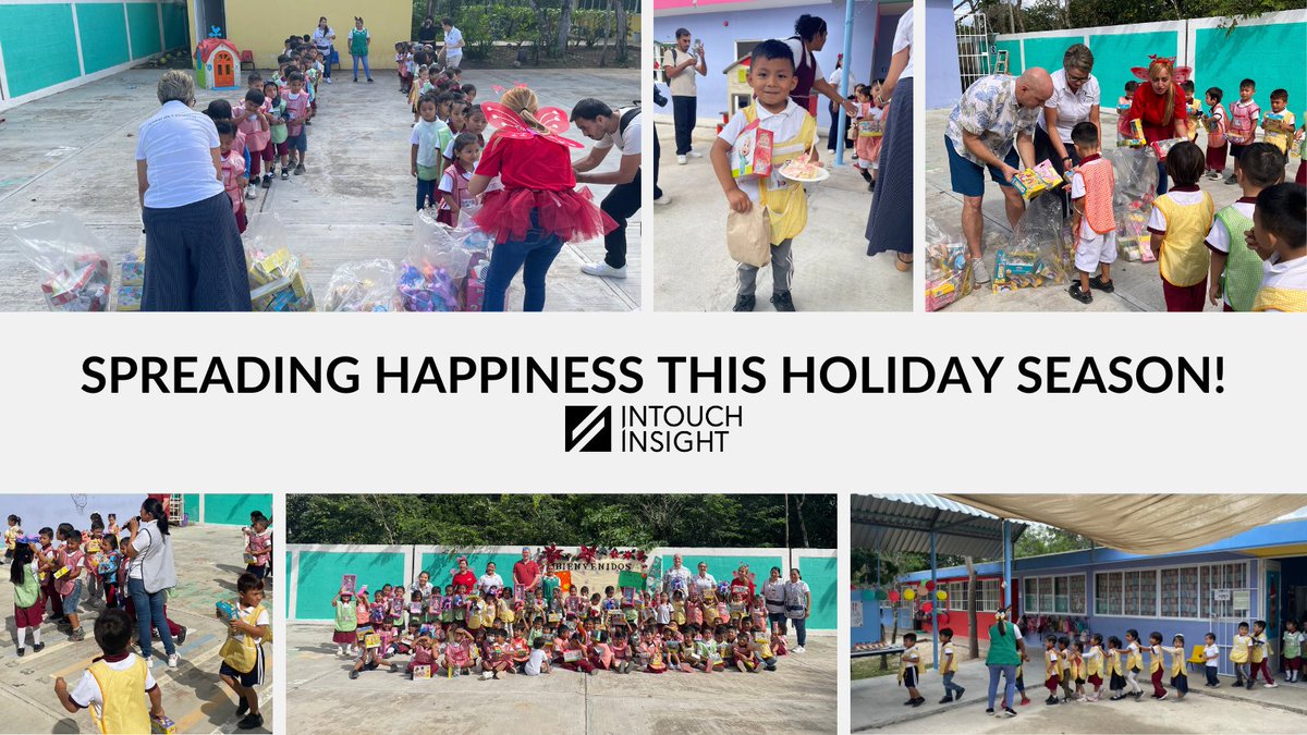 intouchinsight's tweet image. We had an incredible week, from reuniting with our colleagues at the Intouch team retreat to helping spread joy to over 150 kids in Mexico by donating school supplies and toys. It was truly a special event! 🤩✨
 #MakingADifference #IntouchInsight #ExperiencesThatMatter