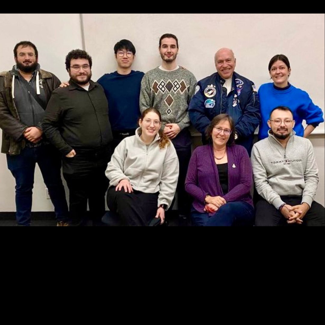 AstroYeast's tweet photo. Congrats to Dr. Ed Rosenthal from @florikan, producers of space fertilizer! A few weeks ago he received an honorary doctorate @Concordia and we were lucky to meet up, learn about his journey, and future paths as space scientists. @SynBioAppsCU @DeepSpaceFood @csa_asc @NASA https://t.co/CFouAW2ujH