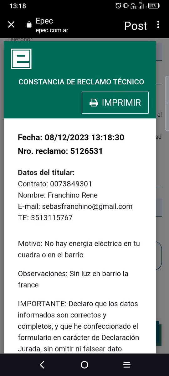 sebasfranchino's tweet photo. @pito_de_messi @EpecOficial Reclamo 5126531 https://t.co/ZaoPJROjJY