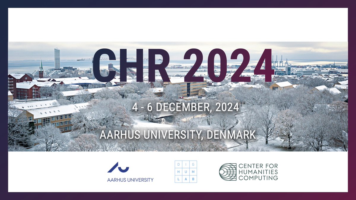 Thanks everyone for making CHR2023 a success! Next year, from dec 4 to dec 6 the conference will take place in Aarhus, Denmark 🇩🇰 ☃️ The CFP will be out early 2024! Vi ses i Aarhus #chr2024