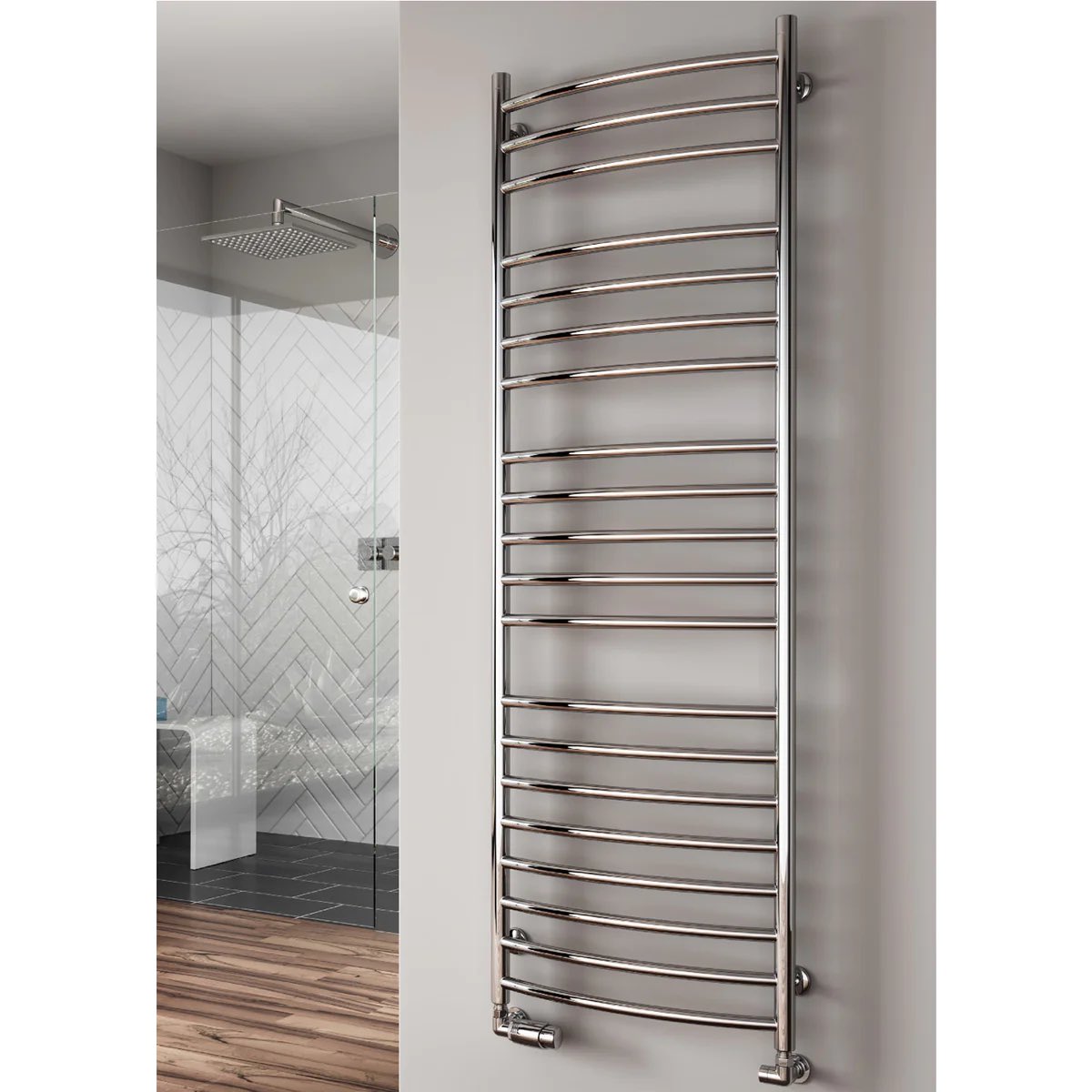ERadiators's tweet image. Transform your space with the Reina Eos Curved Stainless Steel Designer Radiator 🌟. Its sleek, contemporary design not only enhances your room&apos;s aesthetic but also provides efficient heating. Perfect for modern homes seeking both style and functionality. #DesignerRadiator