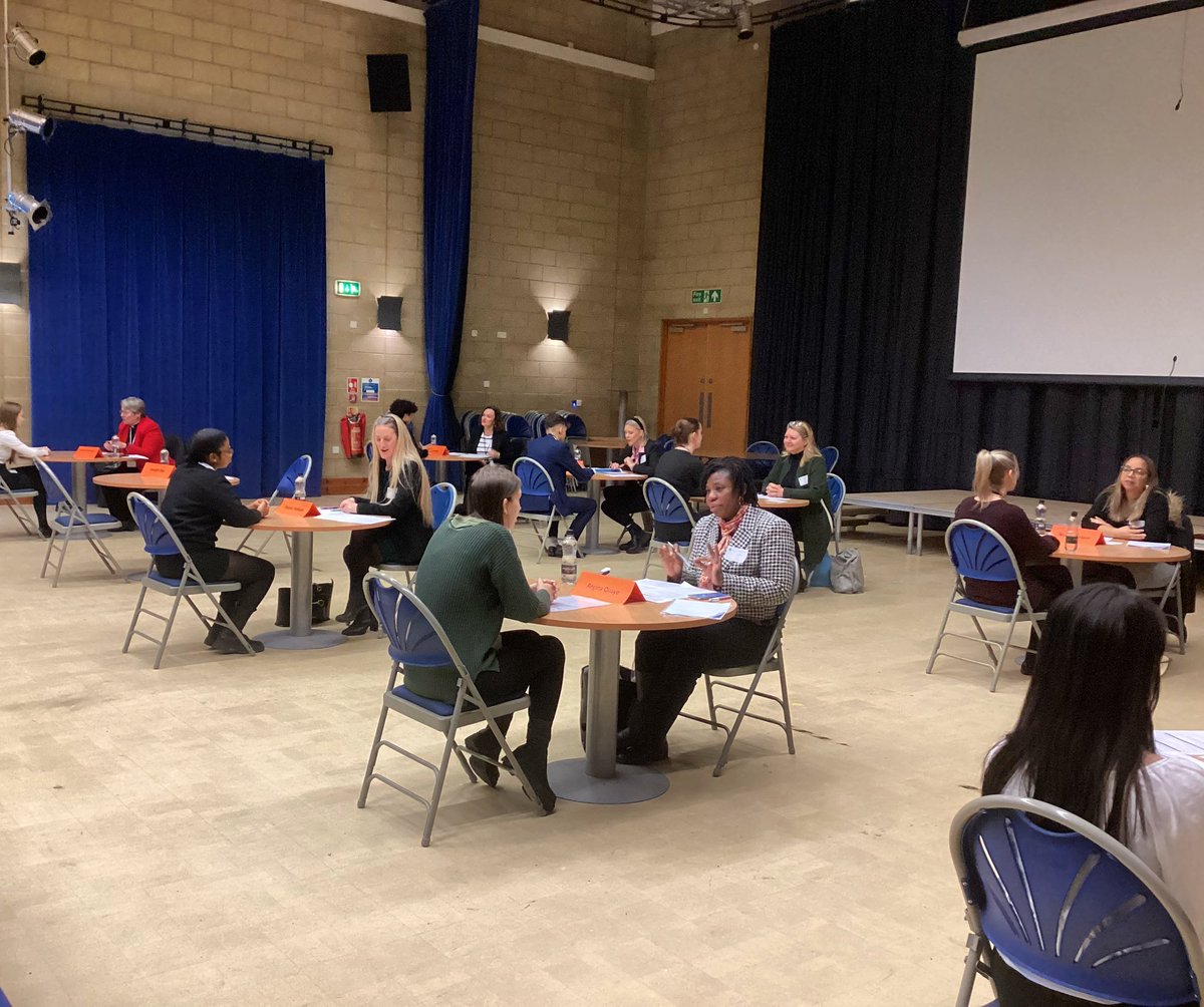 Another great opportunity for our Year 13s - mock interviews! A daunting yet satisfying experience. Lots of positive feedback &amp; a really great effort. Thanks to Mrs Gaulton for organising &amp;  thank you to our visitors that took time out of their day to work with the students.