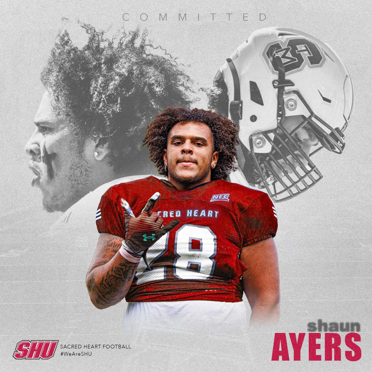 #Committed ❤️🤍 @SHU__Football