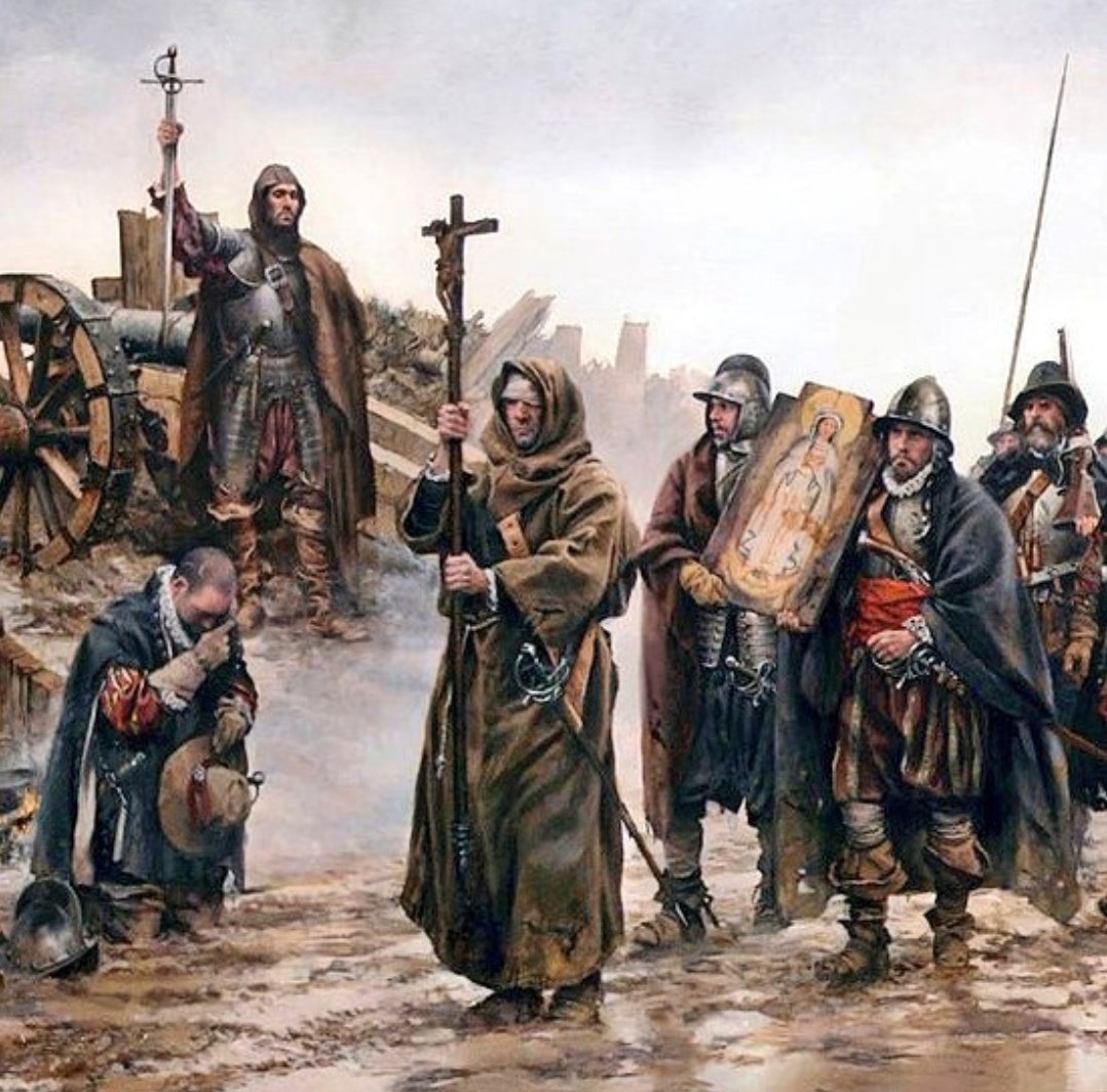 monte_auseva's tweet photo. EL DÍA QUE DIOS FUE ESPAÑOL

La noche del 7 al 8 de diciembre de 1585, un viejo tercio español resistía en Empel, Países Bajos. 
La rendición parecía la única salida.

🧵Dentro hilo 👇🏼 https://t.co/6y31qnMFn2