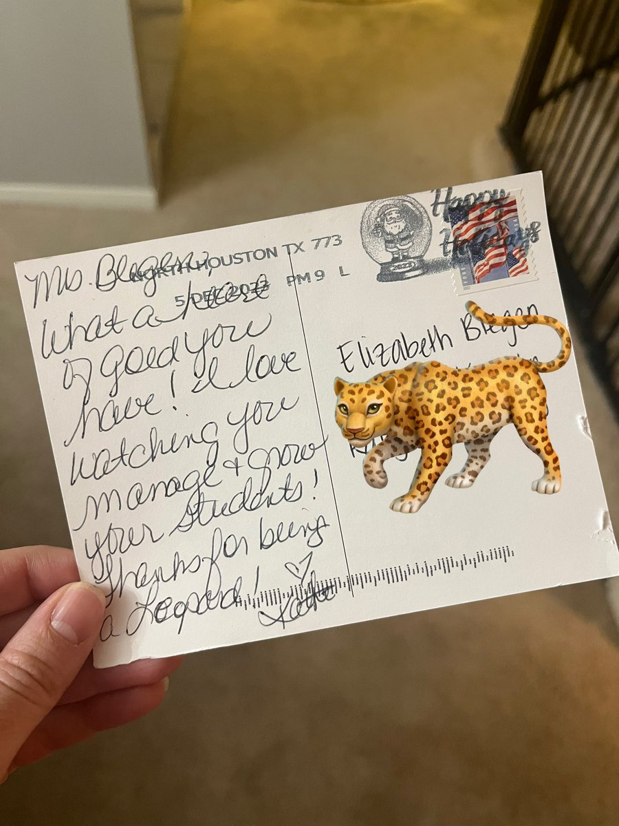 MrsBlegen's tweet photo. What an honor it is to be an @OLE_Leopards 🩵🐆💛 Thank you from the bottom of my heart @walker_kathi ! This made my week! 🩵 https://t.co/RZ6YOhSZ5y