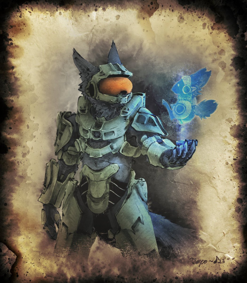 TempoMcFlurry's tweet photo. Master Beep and Prootana! I had an idea to draw Cortana as a Proot and it was just as cute as I imagined x3 https://t.co/o2PeTLEu3E