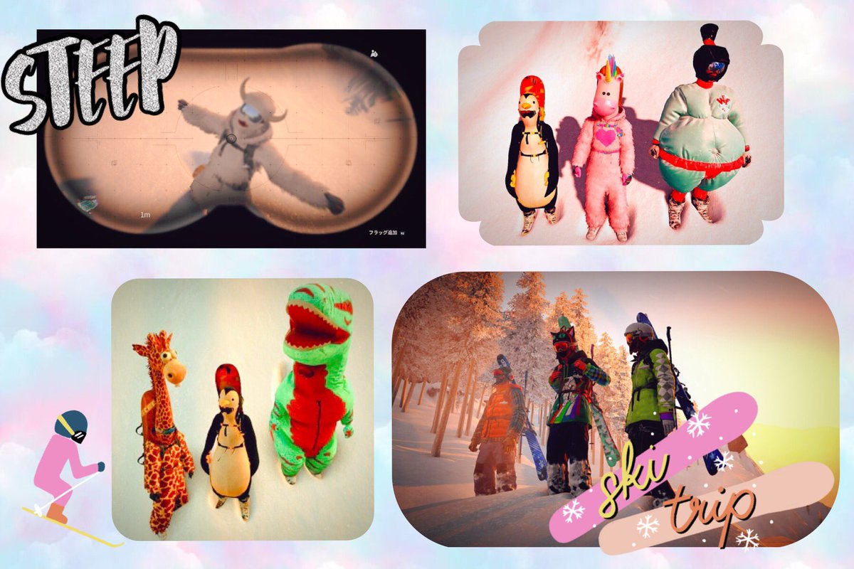 Ayab_arisen's tweet image. 最近始めた #STEEP 🎮🏂

伝説のイエティを捉えた!!

恐竜スーツで滑る姿面白すぎたのと(恐竜スーツでのSASUKE動画思い出したw)ななしぃがめっちゃ上手くて美技に見入ってた👀✨

カッコよくトリックキメたいっ
⸜( ᐛ )⸝