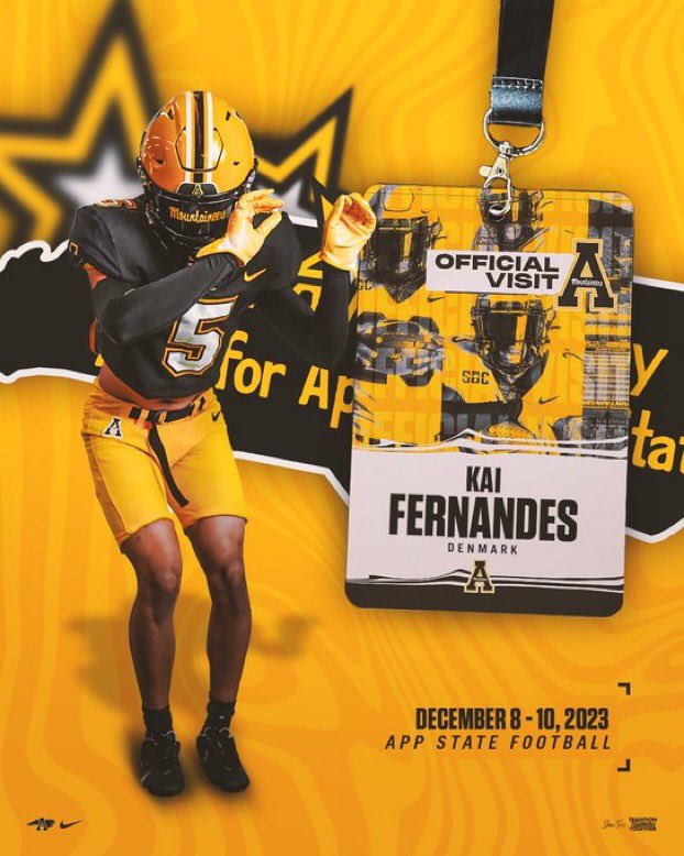 I’M ON MY WAY!!! #ROCKOUTATTHEROCK @AppState_FB @AppStTailgate @AppStateMania @TodayIGiveMyAll @thomasguerry @coach_sloan @HennOrJenn26 @JonesTheCoach_ @DenmarkDanesFB #ROCKBOYZ2024