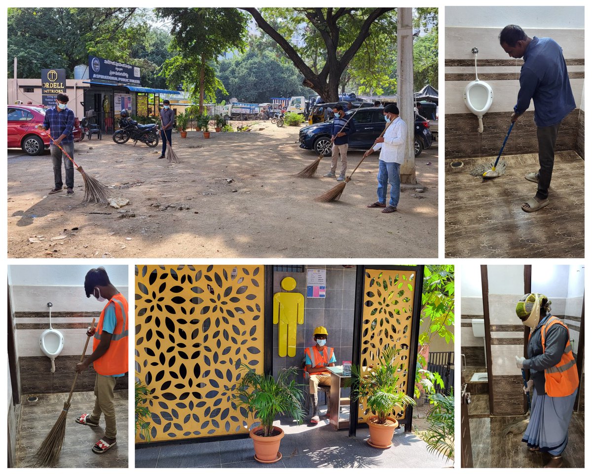 EEmanikonda's tweet photo. Sanitation workers and the public of Manikonda Municipality participated in #CleanToiletsCampaign
#ToiletTales 
#SwachhBharat
@MoHUA_India
@RoopaMishra77
@SwachhBharatGov
@cdmatelangana 
@CollectorRRD
@ACLB_Rangareddy https://t.co/gHCDS7JONj