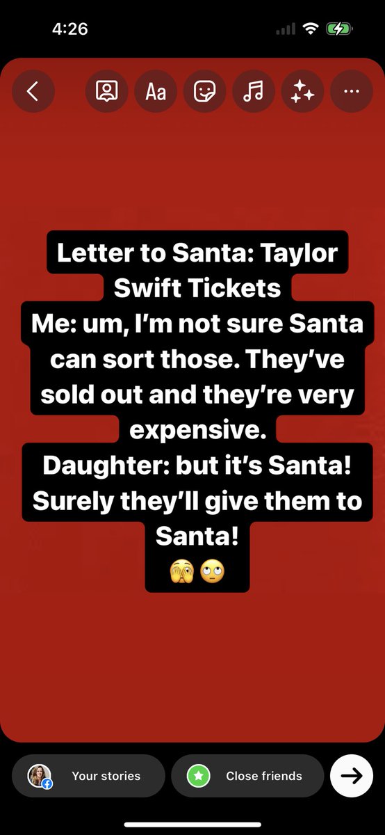 Um, any London #Swifties want to help me out here? 🤣 #TaylorSwift #SantaProblems