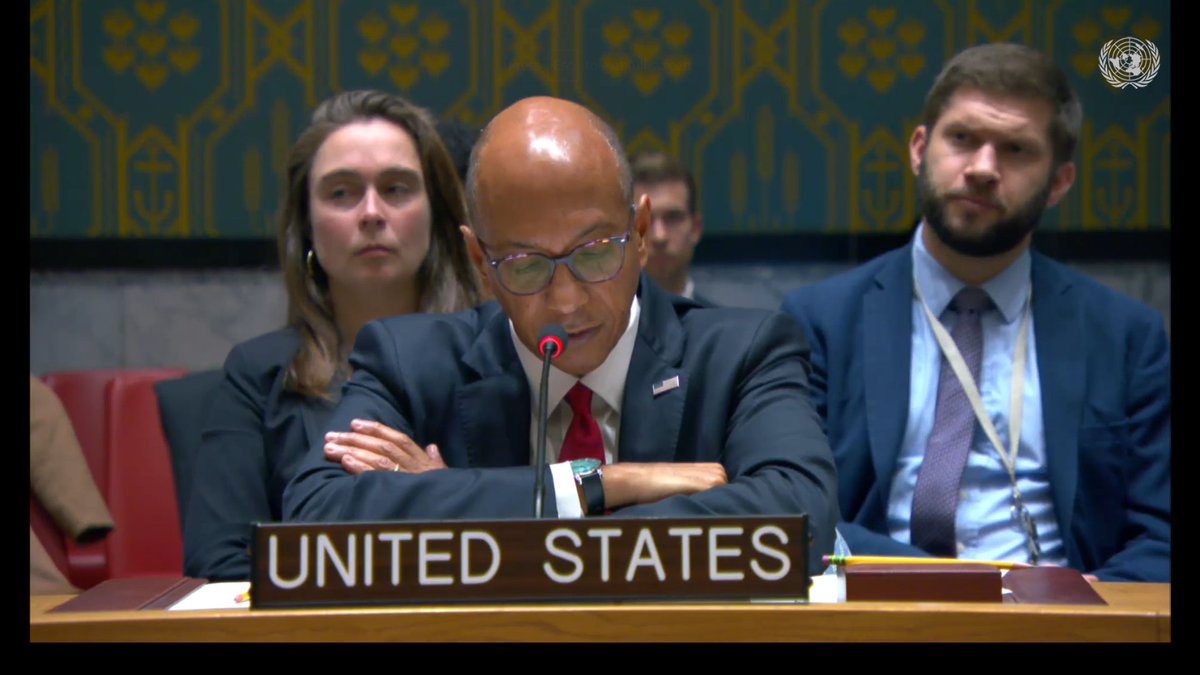 “We do not support calls for an immediate ceasefire, this would only plant the seeds for the next war” - Robert A. Wood, Deputy Permanent Representative of the United States to the UN