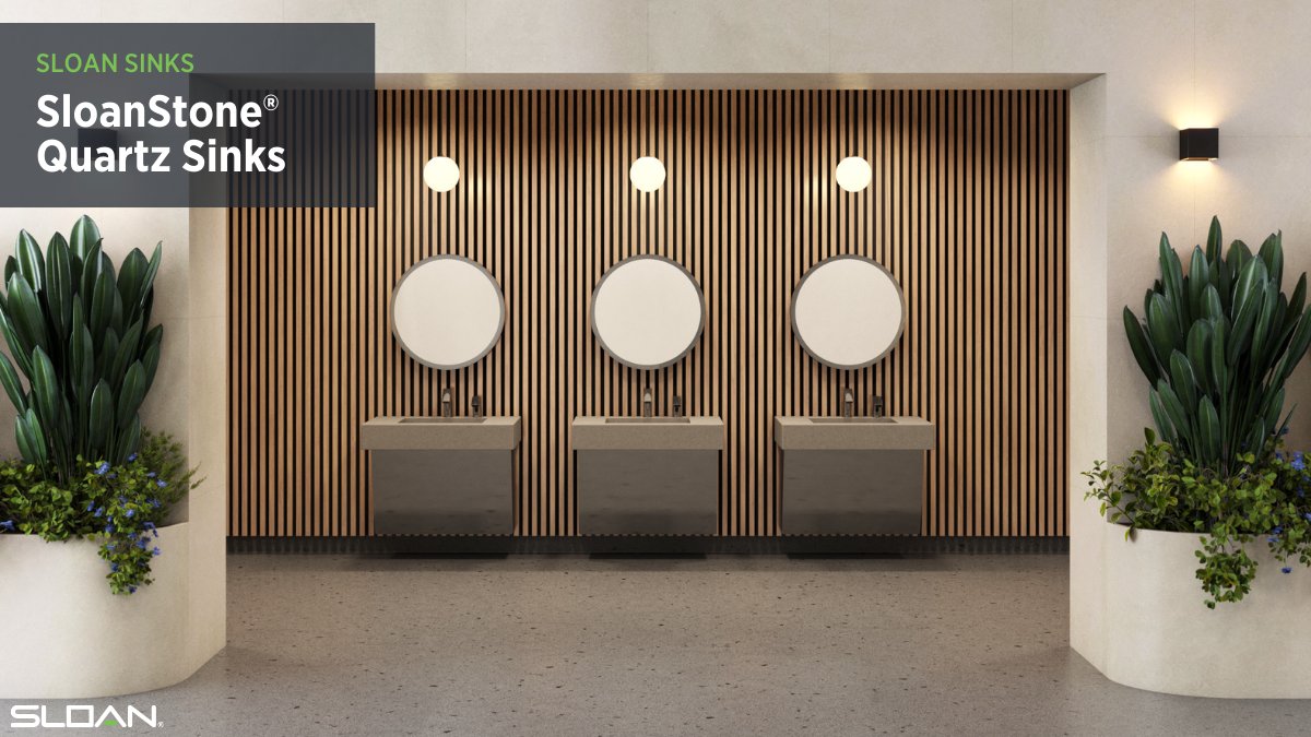 Sloan_Valve's tweet photo. Our new SloanStone Quartz Sinks offer the perfect blend of beauty, durability, and cost-effectiveness.
With over 85% quartz material, they are the strongest and most durable molded quartz sinks on the market.
Learn more: https://t.co/agNIDd4gTc
#QuartzSinks #CommercialSinks https://t.co/iNOJTCXdXd